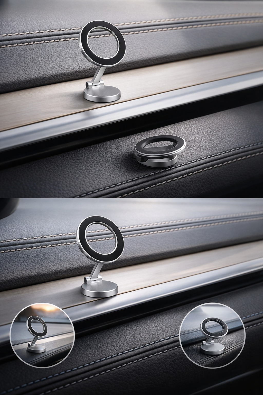 KRON Mount Pro™ – Magnetic Car Phone Holder (Magsafe Compatible)