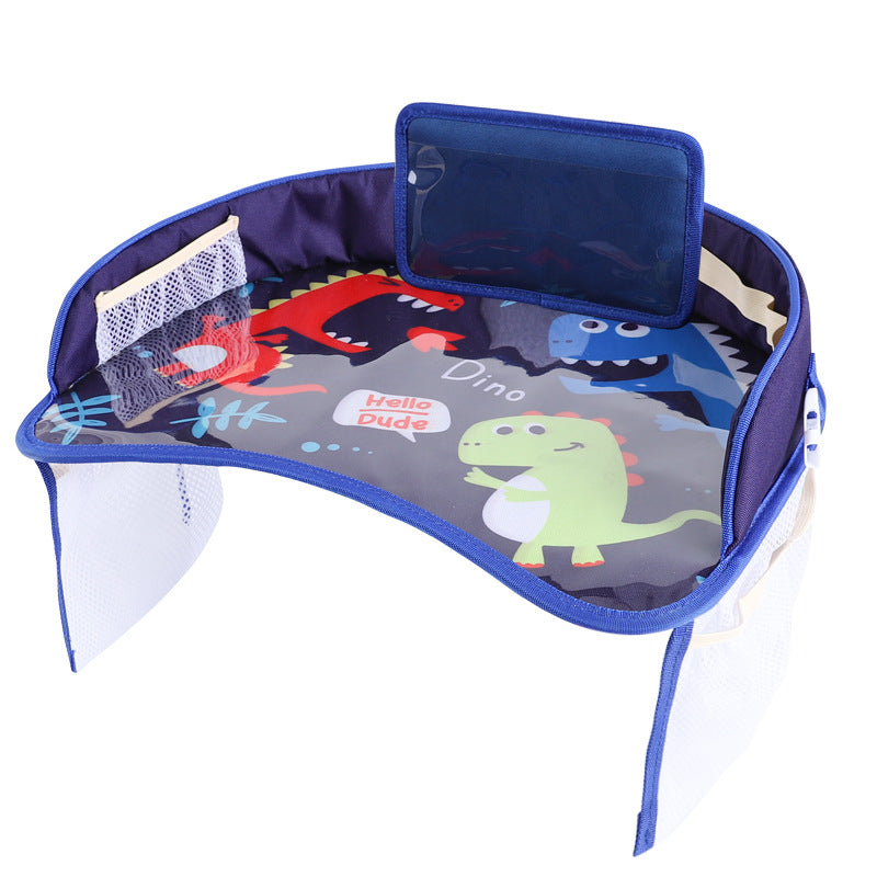 No-Mess Kids Car Tray Table with Tablet Holder